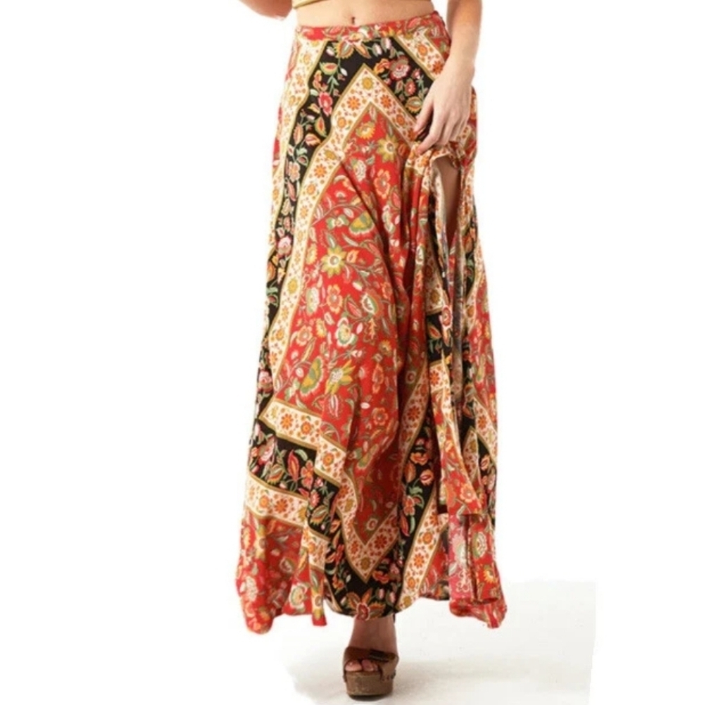 Spell‎ & The Gypsy Collective Lolita Campfire Maxi Skirt XS